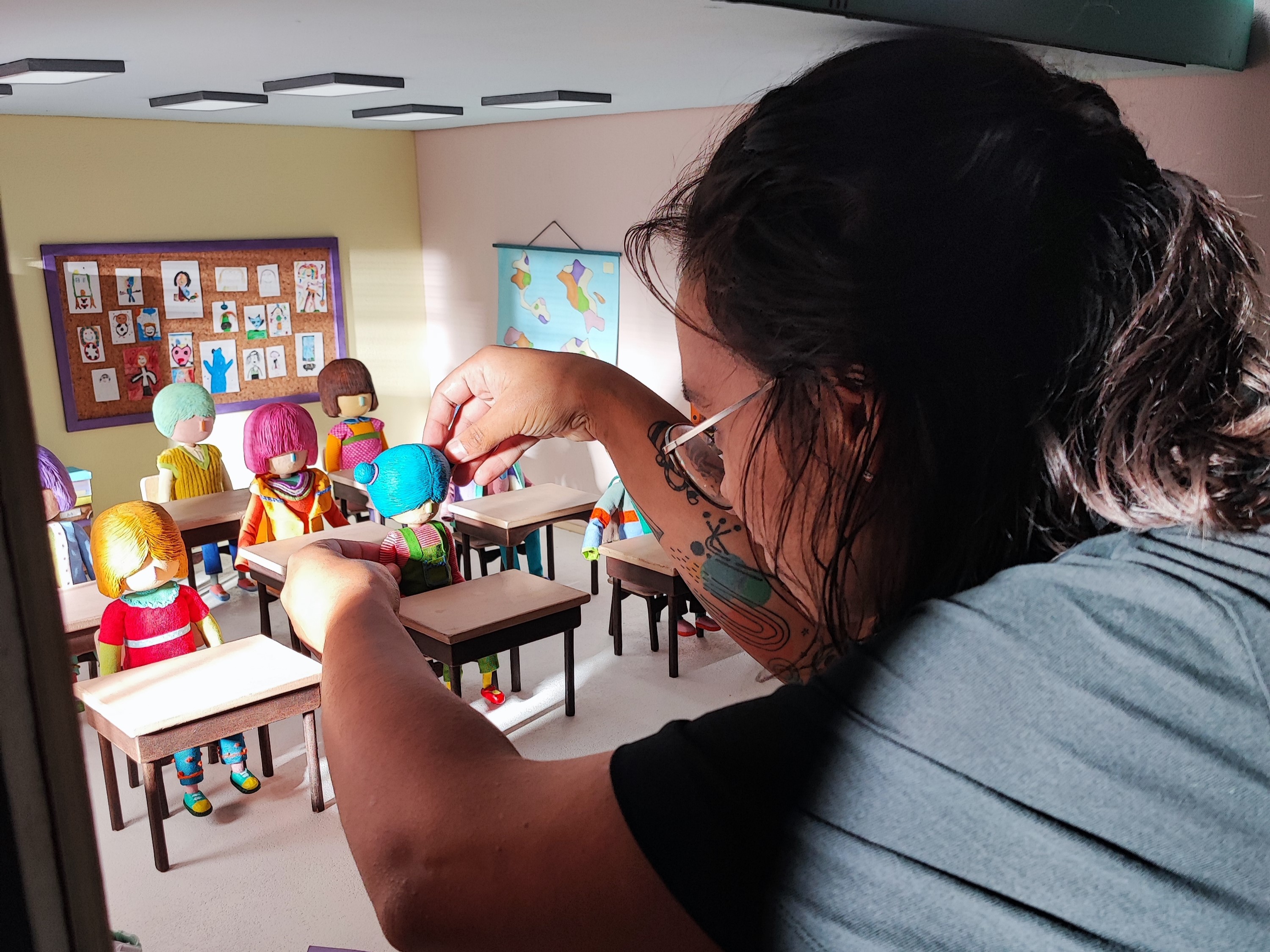 Construção de marionetas para stop motion
